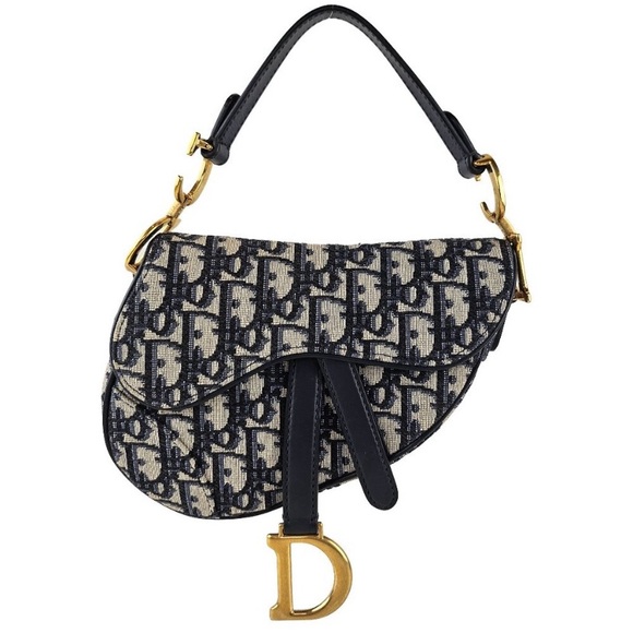 Dior Handbags - Christian Dior Oblique Mini Saddle Bag
